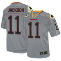 Washington Redskins -11 DeSean Jackson Lights Out Grey NFL Elite Jersey