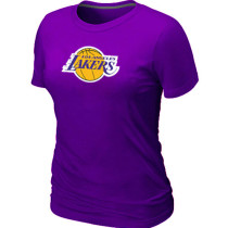 NBA Los Angeles Lakers Big Tall Primary Logo Women  T-Shirt (10)