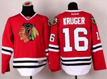 Chicago Blackhawks -16 Marcus Kruger Red Stitched NHL Jersey