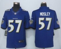 NEW Nike Baltimore Ravens -57 CJ  Mosley Purple Team Color NFL New Limited Jersey