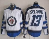 Winnipeg Jets -13 Teemu Selanne White 2011 Style Stitched NHL Jersey