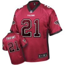 Nike Falcons -21 Desmond Trufant Red Team Color Men's Stitched NFL Elite Drift Fashion Jersey