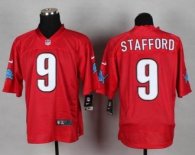 Nike Detroit Lions -9 Matthew Stafford Red NFL Elite QB Practice Jersey