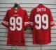 Nike San Francisco 49ers #99 Aldon Smith Red Team Color Men‘s Stitched NFL Elite Jersey