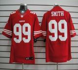 Nike San Francisco 49ers #99 Aldon Smith Red Team Color Men‘s Stitched NFL Elite Jersey