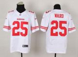 Nike San Francisco 49ers #25 Jimmie Ward White Men's Stitched NFL Elite Jersey