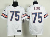 Nike Bears -75 Kyle Long White Men's Stitched NFL Elite Jersey