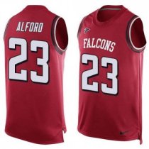 Nike Atlanta Falcons 23 Robert Alford Red Team Color Stitched NFL Limited Tank Top Jersey