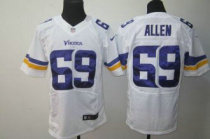 Nike Vikings -69 Jared Allen White Stitched NFL Elite Jersey
