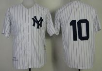 Mitchell and Ness 1952 New York Yankees -10 Phil Rizzuto Stitched White Throwback MLB Jersey