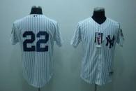 New York Yankees -22 Jacoby Ellsbury White Stitched MLB Jersey