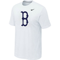 MLB Boston Red Sox Heathered Nike White Blended T-Shirt
