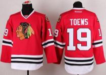Chicago Blackhawks -19 Jonathan Toews Stitched Red NHL Jersey