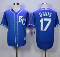 Kansas City Royals -17 Wade Davis Blue Alternate 2 New Cool Base Stitched MLB Jersey