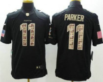 Nike Miami Dolphins -11 DeVante Parker Black Stitched NFL Limited Salute to Service Jersey