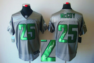 Autographed Nike Philadelphia Eagles #25 LeSean McCoy Grey Shadow Men's Stitched NFL Elite Jersey