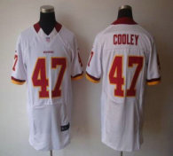 Nike Redskins -47 Chris Cooley White Stitched NFL Elite Jersey