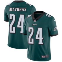 Nike Eagles -24 Ryan Mathews Midnight Green Team Color Stitched NFL Vapor Untouchable Limited Jersey