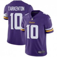 Nike Vikings -10 Fran Tarkenton Purple Team Color Stitched NFL Vapor Untouchable Limited Jersey