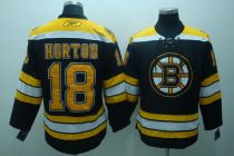 Boston Bruins -18 Horton Stitched Black NHL Jersey