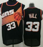 Phoenix Suns -33 Grant Hill Black Throwback Stitched NBA Jersey