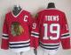 Chicago Blackhawks -19 Jonathan Toews Red CCM Throwback Stitched NHL Jersey
