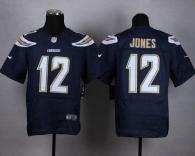 Nike San Diego Chargers #12 Jacoby Jones Navy Blue Team Color Men’s Stitched NFL New Elite Jersey