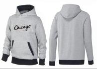 Chicago White Sox Pullover Hoodie Grey
