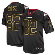 Nike Kansas City Chiefs #82 Dwayne Bowe Lights Out Black Men's Stitched NFL Elite Jersey