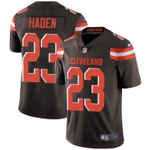 Nike Browns -23 Joe Haden Brown Team Color Stitched NFL Vapor Untouchable Limited Jersey