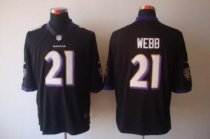 Nike Ravens -21 Lardarius Webb Black Alternate Stitched NFL Limited Jersey