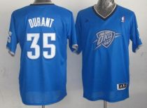 Oklahoma City Thunder -35 Kevin Durant Blue 2013 Christmas Day Swingman Stitched NBA Jersey