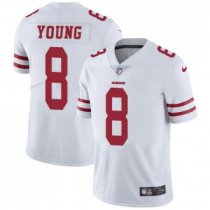 Nike 49ers -8 Steve Young White Stitched NFL Vapor Untouchable Limited Jersey