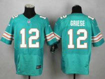 Nike Miami Dolphins -12 Bob Griese Aqua Green Alternate Stitched NFL Elite Jersey
