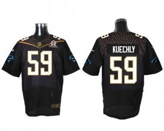Nike Carolina Panthers -59 Luke Kuechly Black 2016 Pro Bowl Stitched NFL Elite Jersey