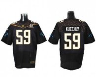 Nike Carolina Panthers -59 Luke Kuechly Black 2016 Pro Bowl Stitched NFL Elite Jersey