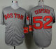 Boston Red Sox #52 Yoenis Cespedes Grey Cool Base Stitched Grey Jersey