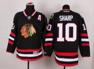 Chicago Blackhawks -10 Patrick Sharp Black 2014 Stadium Series Stitched NHL Jersey