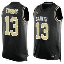 Nike Saints -13 Michael Thomas Black Team Color Stitched NFL Limited Tank Top Jersey