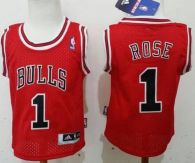 Toddler Chicago Bulls -1 Derrick Rose Red Stitched NBA Jersey