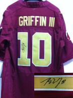 Nike Washington Redskins -10 Robert Griffin III Burgundy Red Alternate Men's Stitched NFL Elite Auto