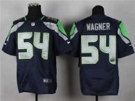 Nike Seattle Seahawks #54 Bobby Wagner Steel Blue Team Color Men‘s Stitched NFL Elite Jersey
