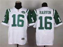 Nike New York Jets -16 Percy Harvin White NFL Elite Jersey