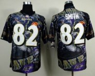 Nike Baltimore Ravens -82 Torrey Smith Team Color NFL Elite Fanatical Version Jersey