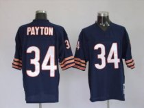 Mitchell and Ness Bears -34 Walter Payton Blue Stitched Throwback NFL Jersey