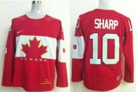 Olympic 2014 CA 10 Patrick Sharp Red Stitched NHL Jersey
