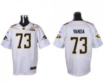 Nike Baltimore Ravens -73 Marshal Yanda White 2016 Pro Bowl Stitched NFL Elite Jersey