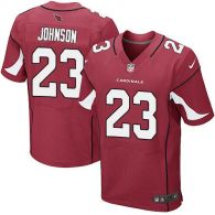 Nike Cardinals -23 Chris Johnson Red Team Color Men's Stitched NFL Elite Jersey