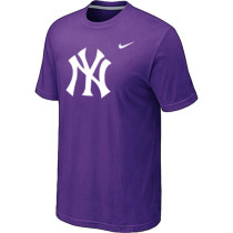 MLB New York Yankees Heathered Purple Nike Blended T-Shirt
