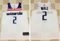 Nike Washington Wizards -2 John Wall White Stitched NBA Jersey